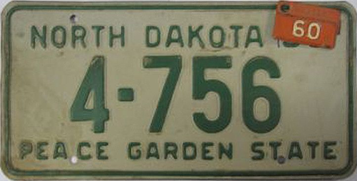 File:1960 North Dakota license plate.jpg