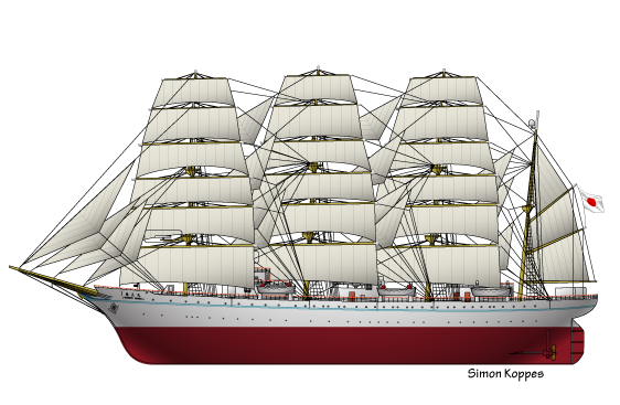 File:Japanese tallship Kaiwo Maru.png