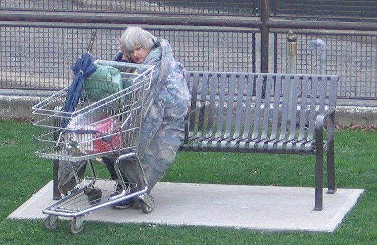 File:Homeless woman in Toronto.jpg