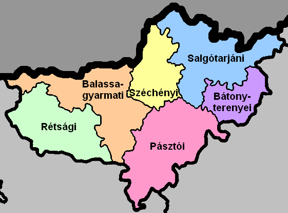 File:Nógrád districts.png