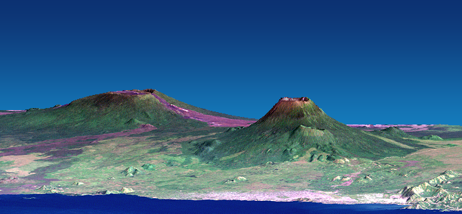 File:Nyiragongo and Nyamuragira - PIA03337.png