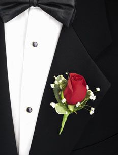 File:Boutonniere with rose.jpg