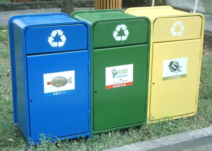 File:Recycling bins Timisoara.jpg