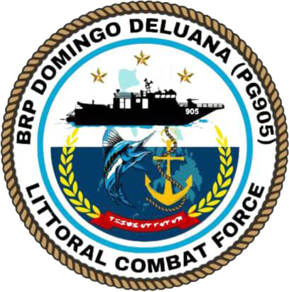 File:BRP Domingo Deluana Badge.png