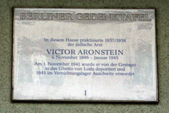 File:Clp 20070217 Gedenktafel Victor Aronstein.jpg