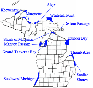 Michigan Underwater Preserves