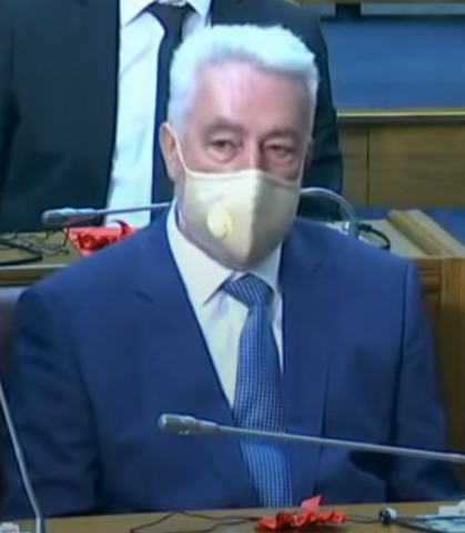 File:PM Zdravko Krivokapić parliament.png