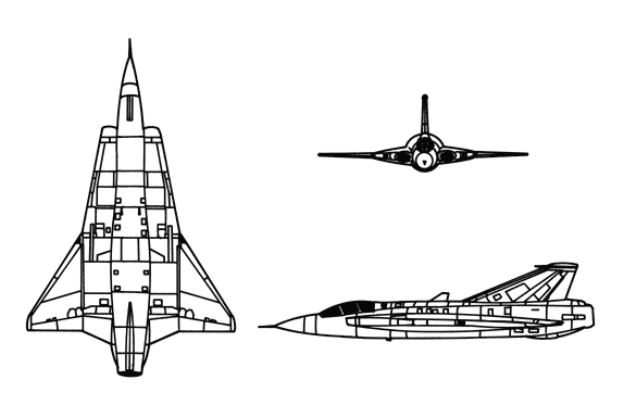 File:Saab 35 Draken 3-view line drawing.png