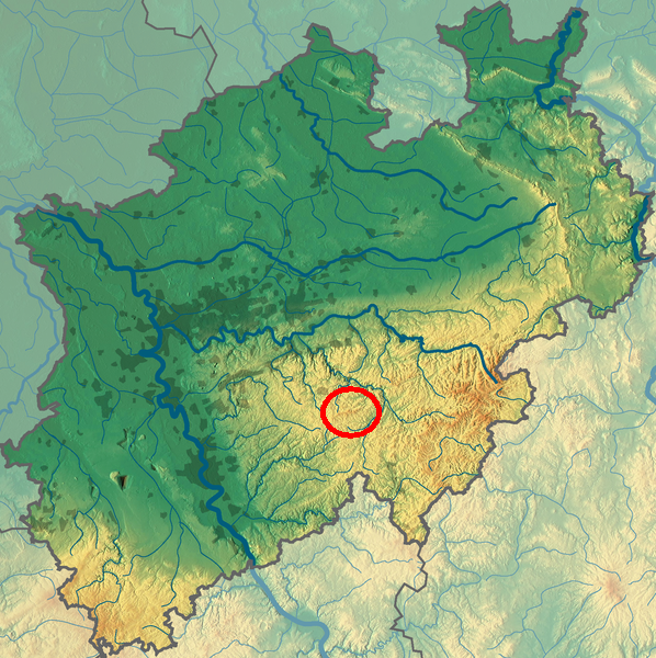 File:Karte Ebbegebirge in NRW.png