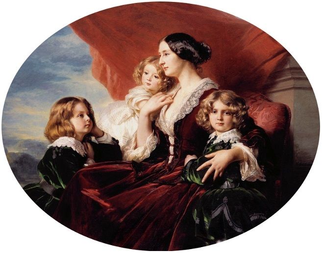 File:Winterhalter Eliza Krasińska with children.jpg