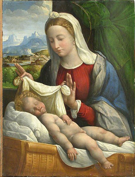 File:Benvenuto Tisi-Garofalo-Baby Jesus Sleeping.jpg