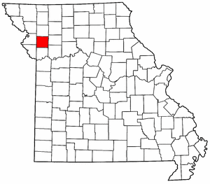 File:Map of Missouri highlighting Clinton County.png