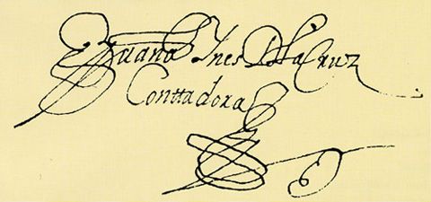 File:Firma de Juana Inés de la Cruz.jpg