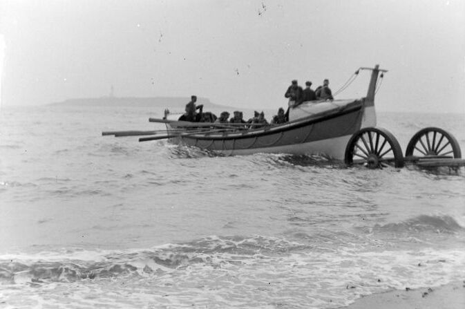 File:Launching the Lifeboat, Kildonan, Arran, 1897 (cropped).jpg