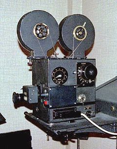 An animation camera manufactured by Crass, Berlin, in 1957.