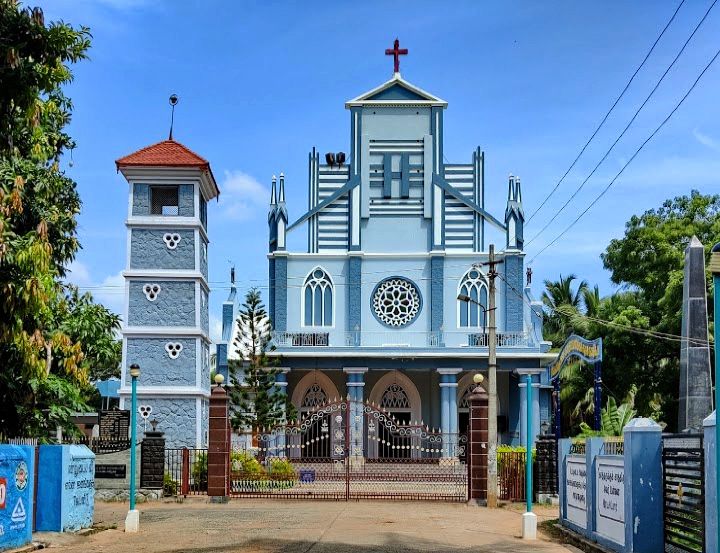 File:Front view of Mylaudy church.jpg