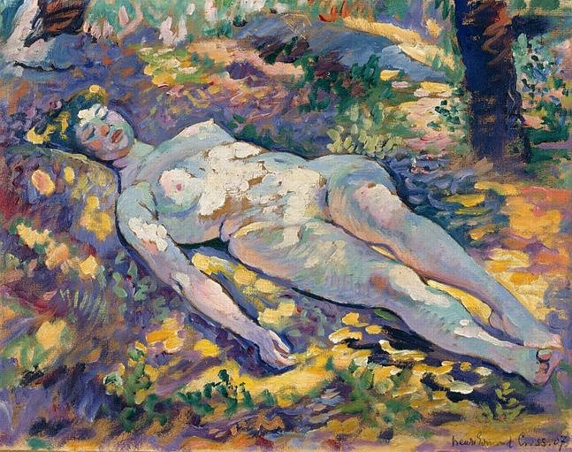 File:Dormeuse nue dans la clairière, Cross.jpg