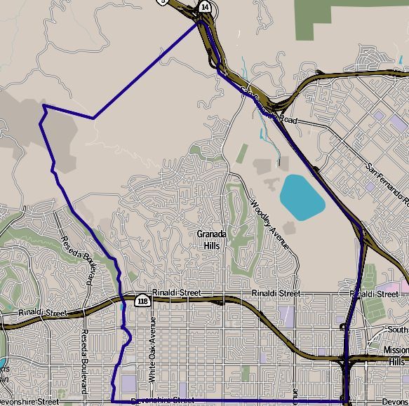 File:Granada Hills, California, map.jpg