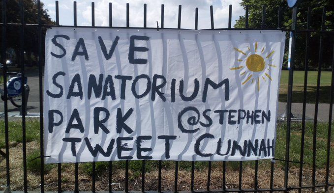 File:Sanatorium Park Protest Sign, June 2020.jpg