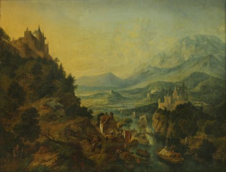 File:Jan Griffier. Landscape with river.jpg