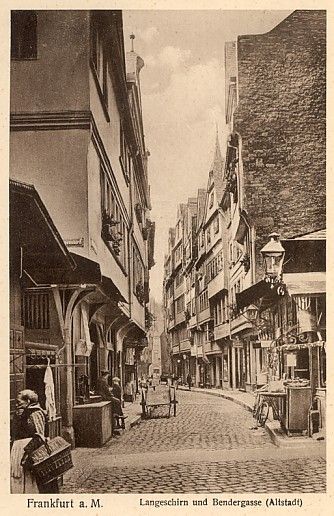 File:Bendergasse to the west, approx. 1910.jpg