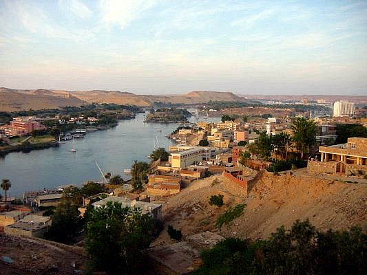 File:City of Aswan seen from the air.jpg