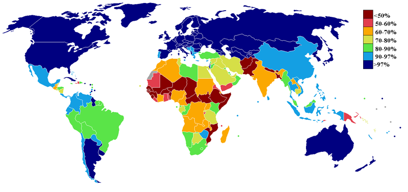 File:Literacy rate world.PNG