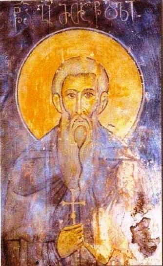 File:St George of Athos (Akhtala fresco).JPG