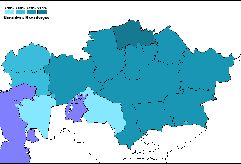 File:2005 Kazakh presidential election results by region.png