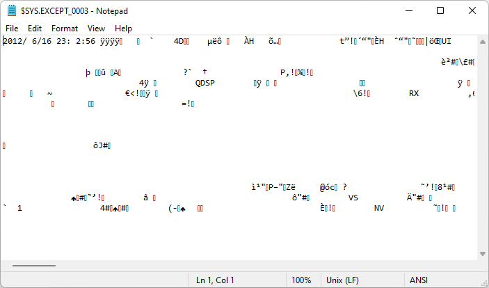 File:BREW Unknown Error in Notepad.png