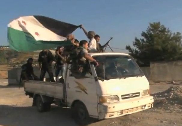 File:FSA soldiers in truck moving.jpg