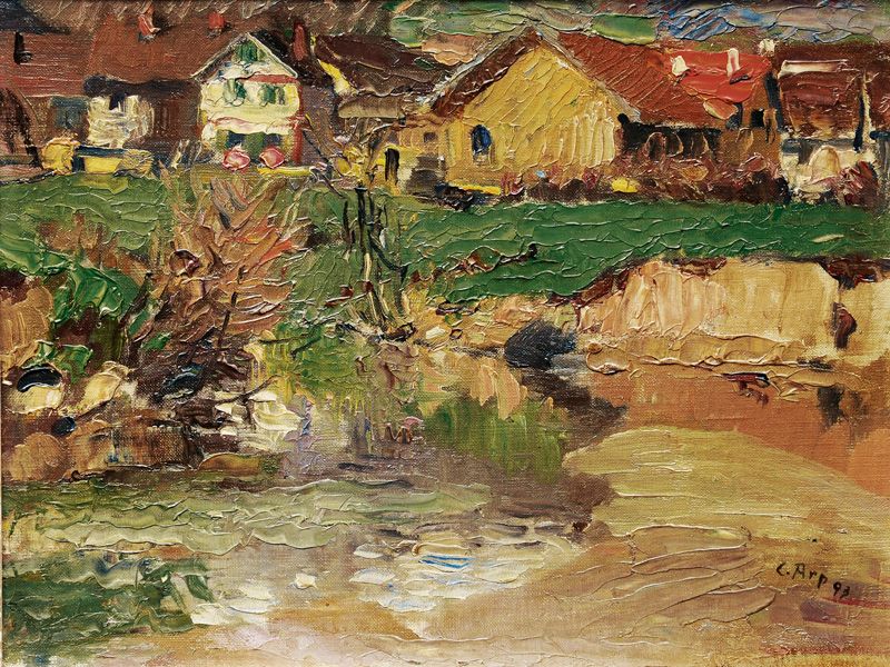 File:Carl Arp - Dorf am Wasser.jpg