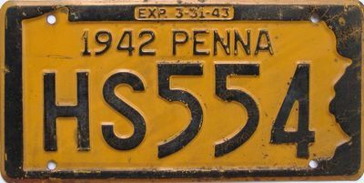 File:1942 Pennsylvania license plate.jpg