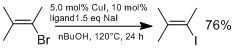 Buchwald's group halogen exchange method