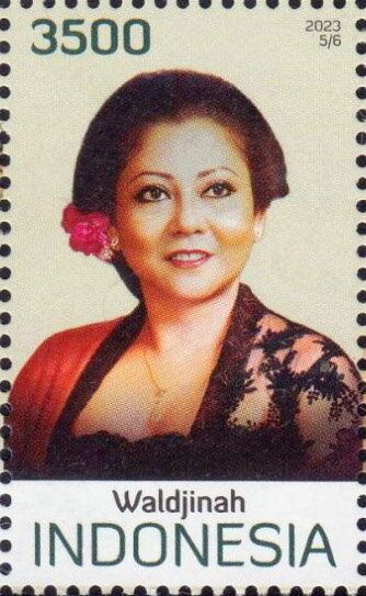 File:Waldjinah 2023 stamp of Indonesia.jpg