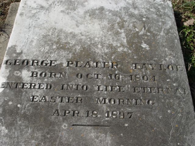 File:George Plater Tayloe Grave.jpg