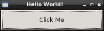 Hello World PHP-GTK