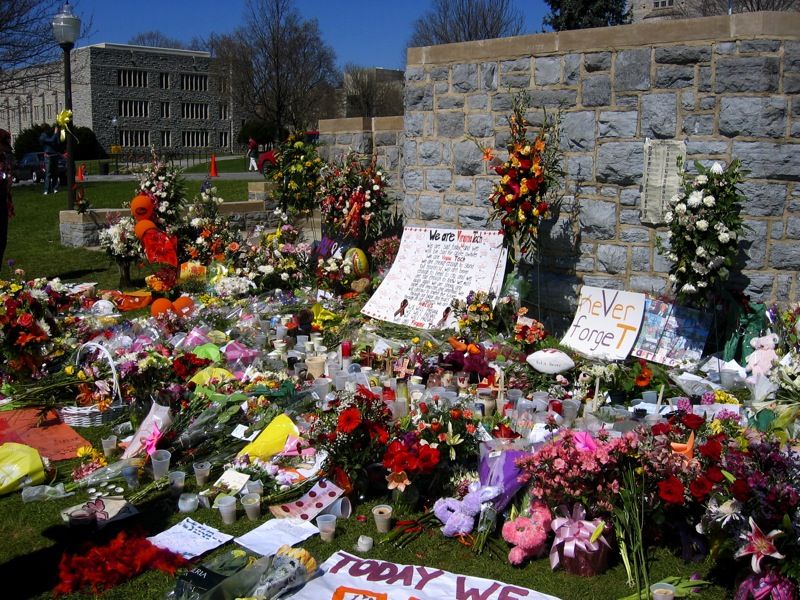 File:Virginia Tech massacre memorial flowers.jpg