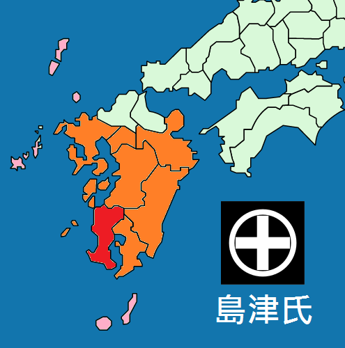 File:Map of Shimazu clan 1586.png