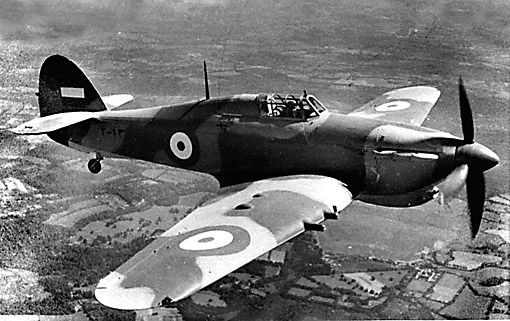 File:An Iranian Hawker Hurricane flying.jpg