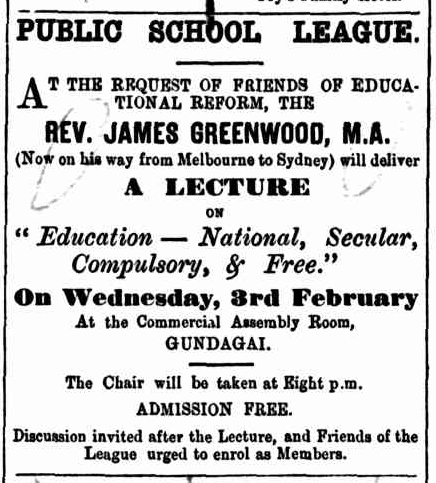 File:Newspaper advertisement 1875 Public School League.png