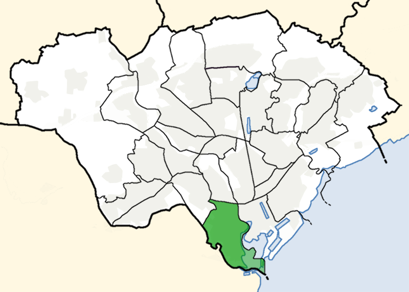 File:Cardiff ward location - Grangetown.png