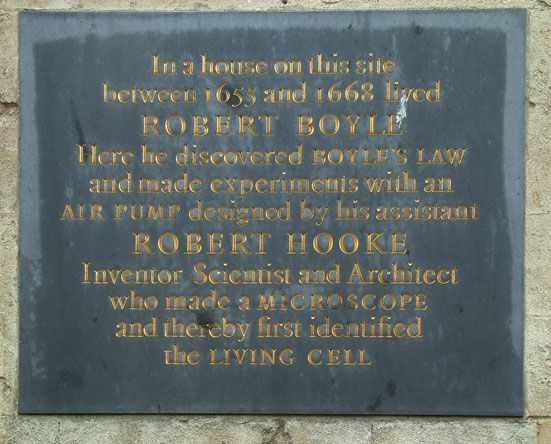 plaque on the wall of Univ