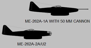 File:Messerschmitt Me 262A subvariants.png