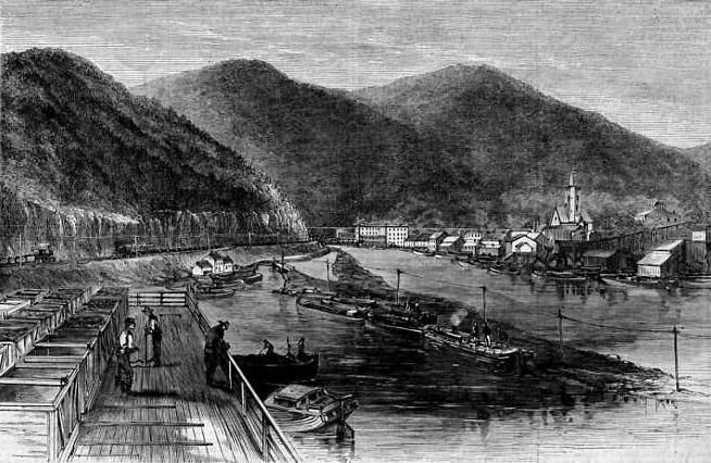 File:View of Mauch Chunk, Carbon County, PA.jpg