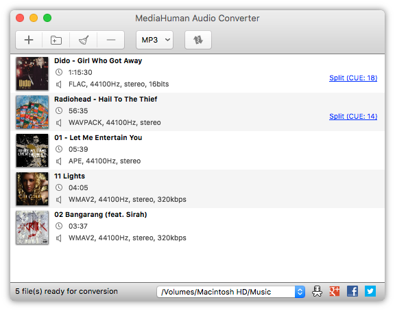 File:MediaHuman Audio Converter screenshot.png