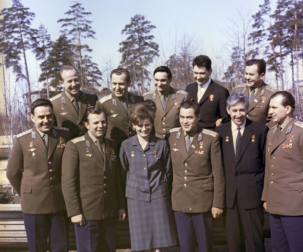 Vladimir Komarov, joint 14th person and first to die during spaceflight (during Soyuz 1).