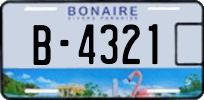 File:2013 license plate Bonaire.png