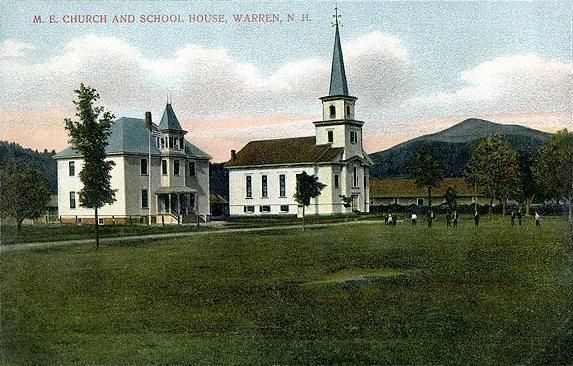 File:Church & Schoolhouse, Warren, NH.jpg