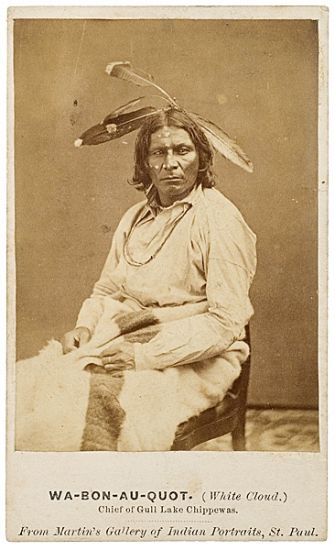 File:Wab-Bon-Au-Quot Chief of the Gull Lake Chippewa.jpg